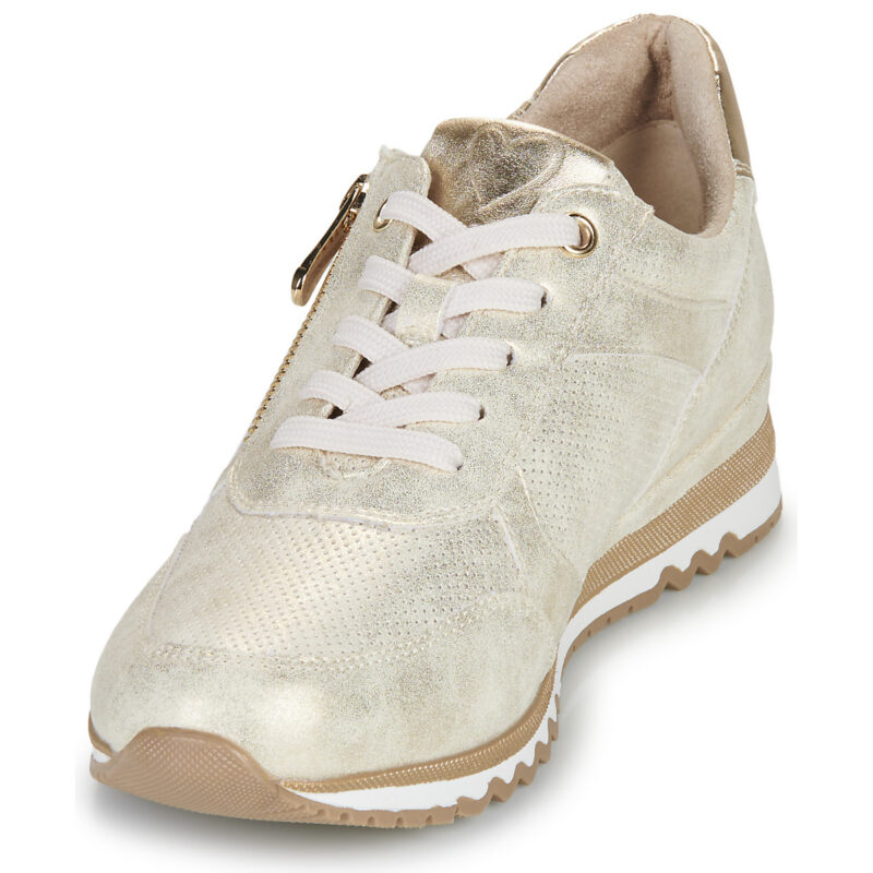 Marco Tozzi 2-23782-41-447 Goldene Damen-Sneaker, niedrig geschnitten - Gr&ouml;&szlig;e 3