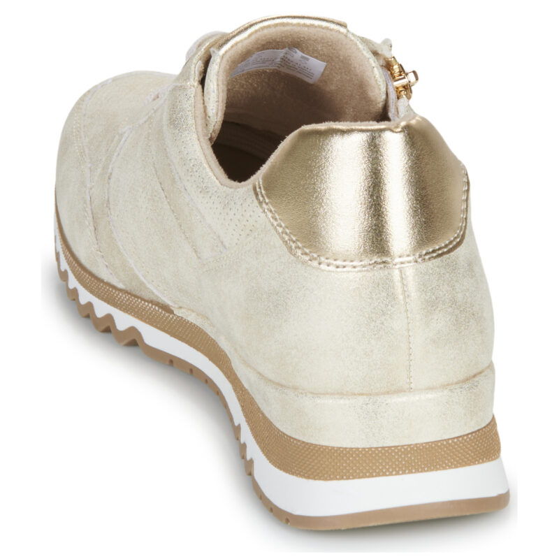 Marco Tozzi 2-23782-41-447 Goldene Damen-Sneaker, niedrig geschnitten - Gr&ouml;&szlig;e 5