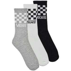 Calzini alti Vans M CLASSIC CHECK CREW Bianco Calzini alti Donna