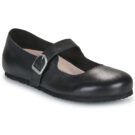 BIRKENSTOCK Santa Clarita Pelle / Black / Stretto Nero Ballerine Donna - 1