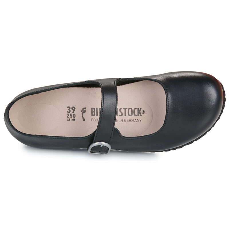 BIRKENSTOCK Santa Clarita Pelle / Black / Stretto Nero Ballerine Donna - 6