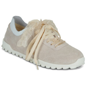 Calvin Klein Jeans  LOW PROFILE RUN MG SUE DB LACES  Beige -  Sneakers basse Donna