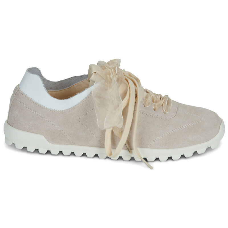Calvin Klein Jeans LOW PROFILE RUN MG SUE DB LACES Beige Sneakers basse Donna - 2