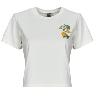 T-shirt  The North Face  FLORA EMBRO REGULAR SHORT SLEEVE TEE  Bianco -  T-shirt maniche corte Donna