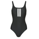 Costume intero adidas 3-Stripes V-Back Swimsuit Nero Costume intero Donna - 1