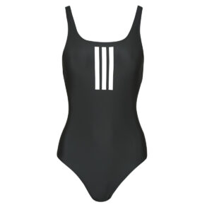 Costume intero  adidas  3-Stripes V-Back Swimsuit  Nero -  Costume intero Donna
