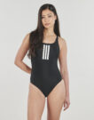 Costume intero adidas 3-Stripes V-Back Swimsuit Nero Costume intero Donna - 2