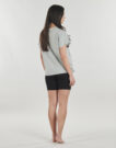 Camiseta Calvin Klein Jeans RELAXED TESE Gris Camiseta manga corta Mujer - 4