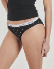 Culottes and briefs Calvin Klein Jeans BIKINI X5 Black Women's Culottes and Briefs - 3