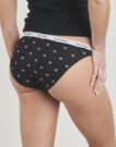Culottes and briefs Calvin Klein Jeans BIKINI X5 Black Women's Culottes and Briefs - 4