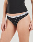Perizoma Calvin Klein Jeans THONG X5 Nero Perizoma Donna - 3