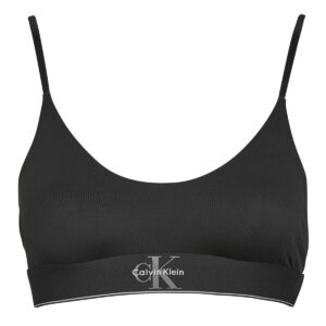 B&uuml;stenhalter Calvin Klein Jeans Ungef&uuml;tterter Bralette, schwarzer Damen-BH