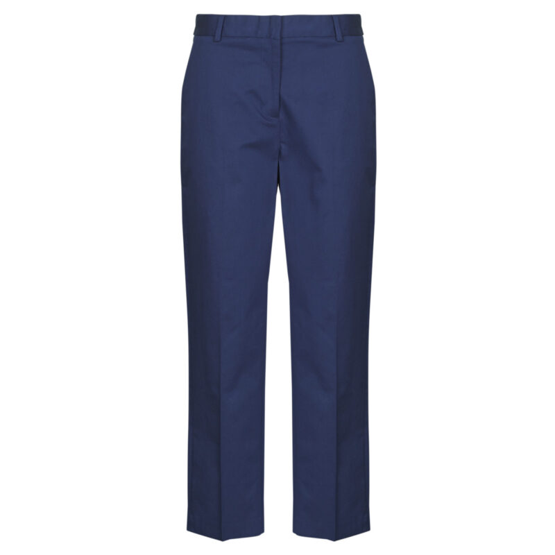 Pantalone Chino Tommy Hilfiger CO SLIM STRAIGHT CHINO Marine - Pantaloni Chino Donna - 1