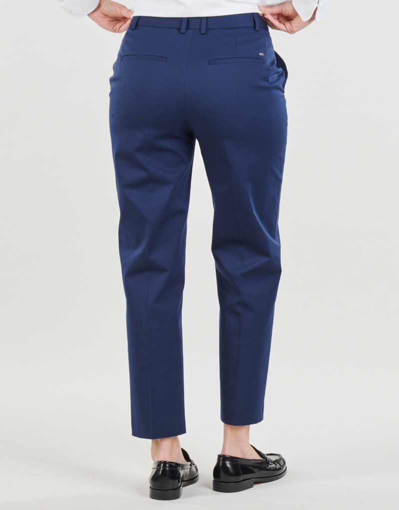 Pantalone Chino Tommy Hilfiger CO SLIM STRAIGHT CHINO Marine - Pantaloni Chino Donna - 4
