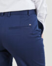 Pantalone Chino Tommy Hilfiger CO SLIM STRAIGHT CHINO Marine - Pantaloni Chino Donna - 5