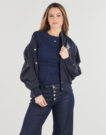 Giubbotto Tommy Hilfiger TIMELESS WOOL TAILORED BOMBER Marine - Giubbotti Donna - 2