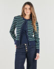 Gilet / Cardigan Tommy Hilfiger CO CABLE FINE GG C-NK LS CARDI Marine Gilet / Cardigan Donna - 2