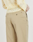 Pantalone Chino Tommy Hilfiger CO GMD SLIM STRAIGHT CHINO Beige Pantaloni Chino Donna - 5