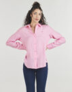 Camicia Tommy Hilfiger ESS LINEN RELAXED LS SHIRT Rosa Camicie Donna - 2