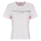 T-shirt Tommy Hilfiger REG CORP LOGO C-NK SS Rosa T-shirt maniche corte Donna - 1