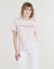 T-shirt Tommy Hilfiger REG CORP LOGO C-NK SS Rosa T-shirt maniche corte Donna - 2