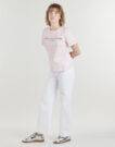 T-shirt Tommy Hilfiger REG CORP LOGO C-NK SS Rosa T-shirt maniche corte Donna - 3