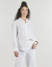 Camicia Tommy Hilfiger ESS LINEN RELAXED LS SHIRT Bianco Camicie Donna - 2