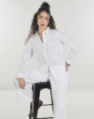 Camicia Tommy Hilfiger ESS LINEN RELAXED LS SHIRT Bianco Camicie Donna - 5