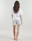 Completi pigiami Tommy Hilfiger JERSEY TEE SEERSUCKER SHORT SET Bianco Completi pigiami Donna - 4