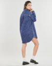 Abito corto Tommy Jeans RLX DNM SHIRT DRESS EI6137 EXT Blu Abiti corti Donna - 4