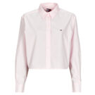 Chemise Tommy Jeans TJW CRP RLX SHIRT Rose Chemises Femme - 1