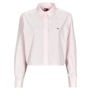Camicia Tommy Jeans TJW CRP RLX SHIRT Rosa Camicie Donna