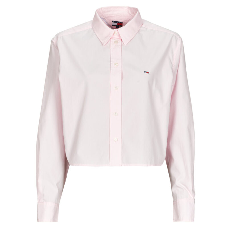 Chemise Tommy Jeans TJW CRP RLX SHIRT Rose Chemises Femme - 1