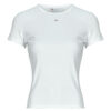 T-shirt Tommy Jeans TJW SLIM ESSENTIAL RIB SS Bianco T-shirt maniche corte Donna