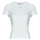T-shirt Tommy Jeans TJW SLIM ESSENTIAL RIB SS Bianco T-shirt maniche corte Donna - 1