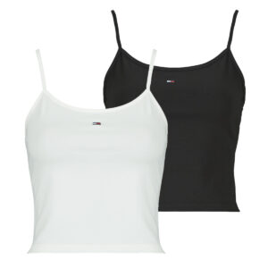 Top Tommy Jeans TJW 2PACK ESSENTIAL STRAP TOP X2 Multicolore Top Donna