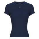 T-shirt Tommy Jeans TJW SLIM ESSENTIAL RIB SS Marine T-shirt maniche corte Donna - 1