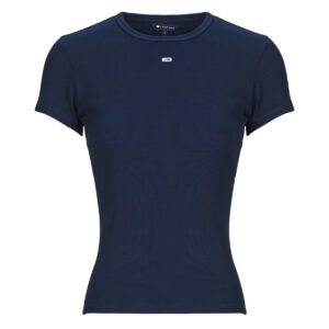T-shirt  Tommy Jeans  TJW SLIM ESSENTIAL RIB SS  Marine T-shirt maniche corte Donna