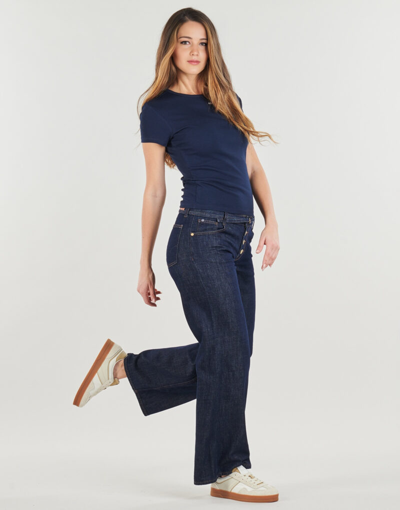 T-shirt Tommy Jeans TJW SLIM ESSENTIAL RIB SS Marine T-shirt maniche corte Donna - 3