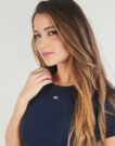 T-shirt Tommy Jeans TJW SLIM ESSENTIAL RIB SS Marine T-shirt maniche corte Donna - 5
