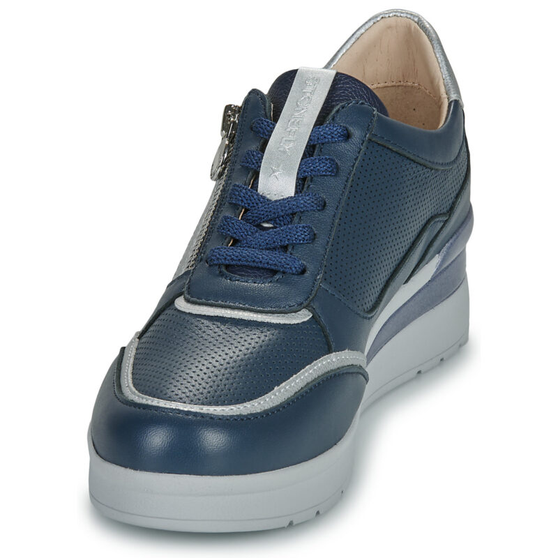Stonefly CREAM 52 ZIP NAP LASER Blu Sneakers basse Donna - 3