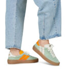 Caval PULSE HIGH TROPIC ZEST Gr&uuml;ne Damen-Sneaker - Gr&ouml;&szlig;e 8