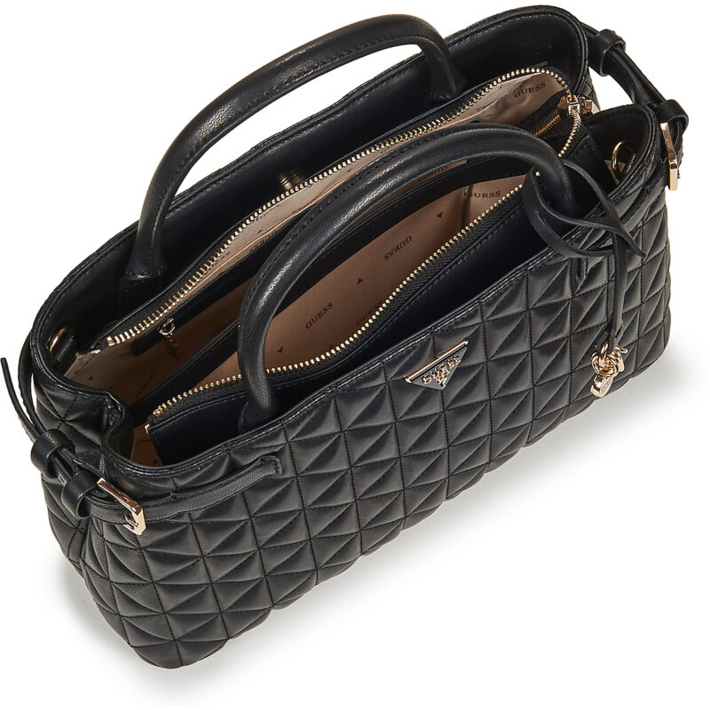 Donna Guess PAISLEIGH GIRLFRIEND SATCHEL Nero Borsetta Donna - 5