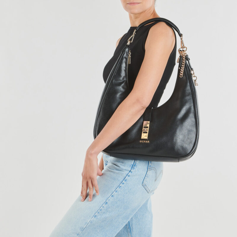 Guess BROOKE HOBO Nero Borse a spalla Donna - 6