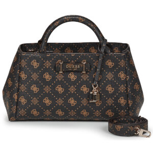Donna Guess CARRIE LOGO GRLFRND SATCHEL Marrone Borsetta Donna