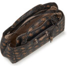 Donna Guess CARRIE LOGO GRLFRND SATCHEL Marrone Borsetta Donna - 5