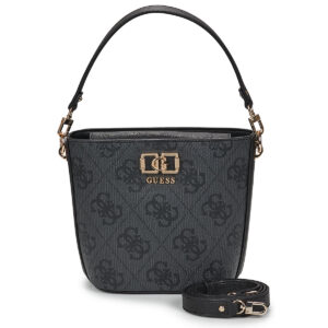 Guess KARNILLA LOGO BUCKET Nero Borsa a tracolla Donna