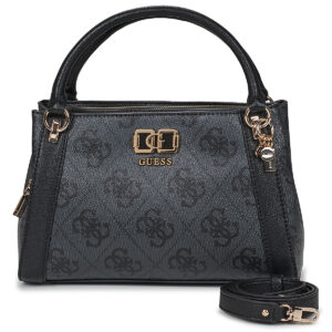 Donna Guess KARNILLA LOGO GFRIEND SATHEL Nero Borsetta Donna