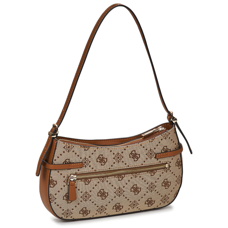 Guess MELINDA LOGO SHOULDER BAG Marrone Borse a spalla Donna - 2