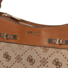 Guess MELINDA LOGO SHOULDER BAG Marrone Borse a spalla Donna - 4